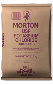 Morton USP Potassium Chloride Salt
